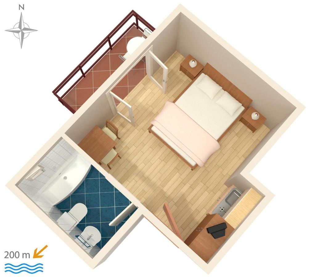Apartments with a parking space Baska Voda, Makarska - 6773 Bagian luar foto