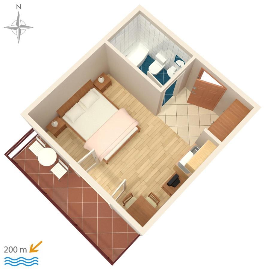 Apartments with a parking space Baska Voda, Makarska - 6773 Bagian luar foto